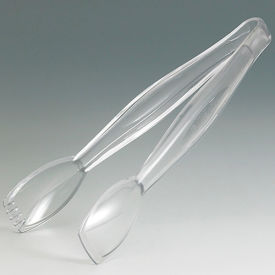 Tong 9" Fork/Spoon, Clear