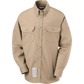 ComforTouch FR Dress Uniform Shirt, Khaki, Size XXL Long