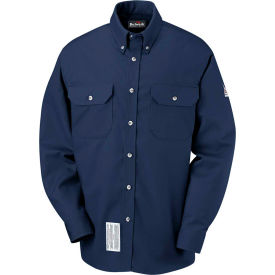 ComforTouch FR Dress Uniform Shirt, Navy, Size XL Regular