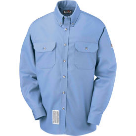 ComforTouch FR Dress Uniform Shirt, Light Blue, Size S Regular