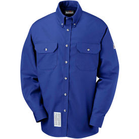 ComforTouch FR Dress Uniform Shirt, Royal Blue, Size L Regular