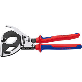 3 Stage Drive Ratchet Cable Cutter Comfort Grip Handle 12-1/2" OAL