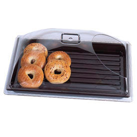 Display Dome 12" x 20" with One End Cut, Clear, Handle