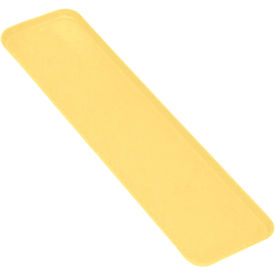 Market Tray, Fiberglass, Aluminum Reinforced Rims, 6-7/16" x 30", Yellow
