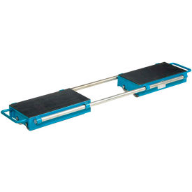 Adjustable Machinery Skates - 16 Rollers - Steel