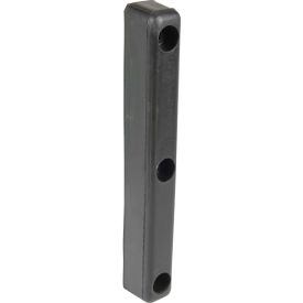 Trailer Crane Bumper, Rectangular, 16Wx2H, Black