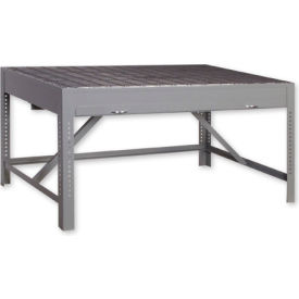 Pro Welding Table, 36"W x 24"D, Gray