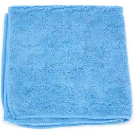 Microfiber Towel 16" x 16", Blue - 12 Towels/Pack