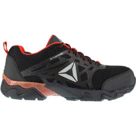 Men's Beamer Black and Red Athletic Oxford, Black/Red, Size 6.5 M