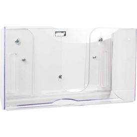 Dual Dispensing Stack Folded Paper Towel Dispenser, Clear