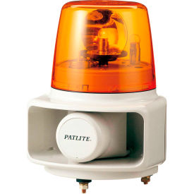 Smart Alert Plus Rotating Beacon & Horn with 32 Sounds, Amber Light, DC24V