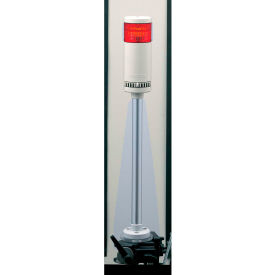 Continuous/Flashing Light with 2 Audible Alarms, Red Light, AC/DC24V