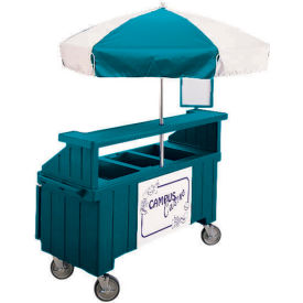 Cambro CVC72192 - Camcruiser Vending Cart, 1 full size pan, 6" deep, Granite Green
