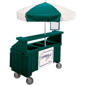 Camcruiser Vending Cart, 1 full size pan, 6" deep, Green