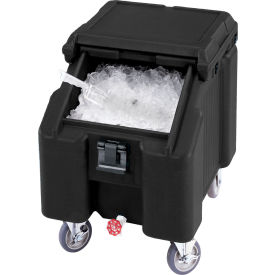 Ice Caddies, Black, 100 Lbs. Cap.