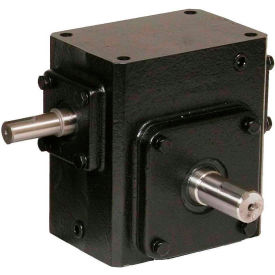 Cast Iron Right Angle Worm Gear Reducer 50:1 Ratio