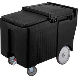 Ice Caddy, Black, 125 Lbs. Cap., 4 Swivel, 1 with Brake