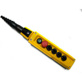 MIKE Pendant, 6 Button, Yellow, 1-Speed Buttons
