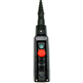 MIKE Pendant, 4 Button, Black, 2-Speed Buttons