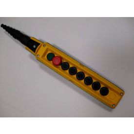 F70BY12000600001 MIKE Pendant, 8 Button, Yellow, 2-Speed Buttons