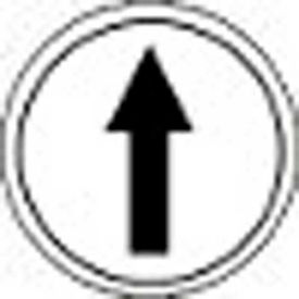 Single Arrow White Button Insert, Use w/ MIKE & VICTOR Pendants