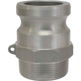 1" Aluminum Camlock Fitting - Male Coupler x MPT Thread