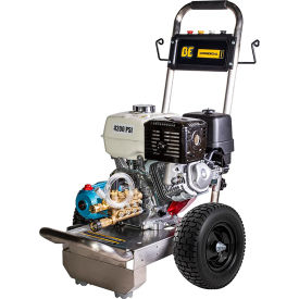 Gas Pressure Washer W/ Honda GX390 Engine & CAT Pump, 4200 PSI, 13 HP, 3.9 GPM