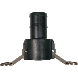 1" Polypropylene Camlock Fitting - Male Barb x Female Coupler Thread