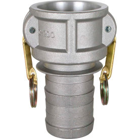 3" Aluminum Camlock Fitting - Male Barb x Female Coupler Thread