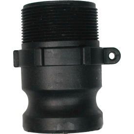 1" Polypropylene Camlock Fitting - Male Coupler x MPT Thread