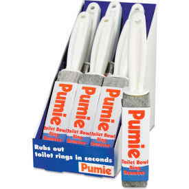 Toilet Bowl Ring Remover Pumice w/Handle, Gray 6/Case
