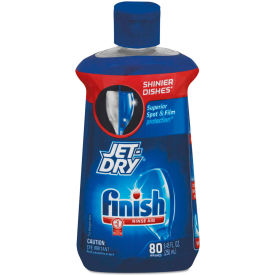 Finish Rinse Aid Jet-Dry Rinse Agent Liquid, Unscented, 8.45 oz. Bottle, 8 Bottles