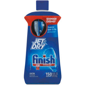 Finish Rinse Aid Liquid, Unscented, 16 oz. Bottle, Pack of 6