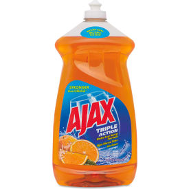 Manual Antibacterial Dish Detergent Liquid, Orange, 52 oz. Bottle, 6 Bottles