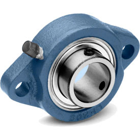 Flange Mount Bearing, 2 Bolt Flange, Set Screw Locking, Bore 31.75 mm