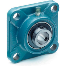 Flange Mount Bearing, 4 Bolt Flange, Set Screw Locking, Bore 34.925 mm