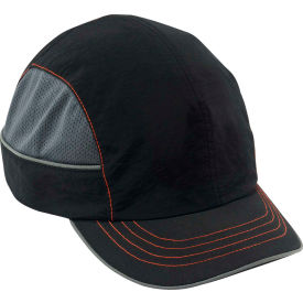Bump Cap, Black, Short Brim, One Size
