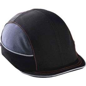 Skullerz 8950 Bump Cap, Black, Micro Brim, One Size