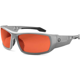 Skullerz Odin PZ Safety Glasses, Polarized Copper Lens, Matte Gray Frame