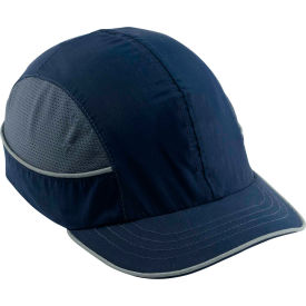 Skullerz 8950 Bump Cap, Navy, Short Brim, One Size