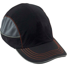 8950 Bump Cap, Black, Long Brim, One Size