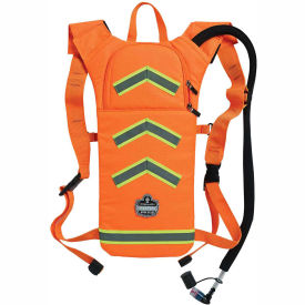 Chill-Its 5155HV Hi-Vis Low Profile Hydration Pack, Orange, 2 Liter