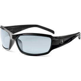 Skullerz Thor Safety Glasses, Indoor/Outdoor Lens, Black Frame