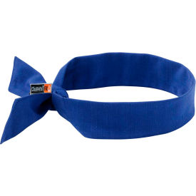 Chill-Its 6700FR Evaporative FR Cooling Bandana, Tie, Blue