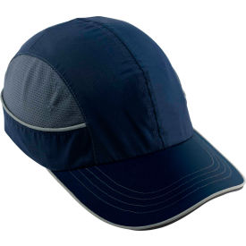 Skullerz 8950 Bump Cap, Navy, Long Brim, One Size