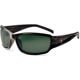 Skullerz Thor PZ Safety Glasses, Polarized G15 Lens, Black Frame