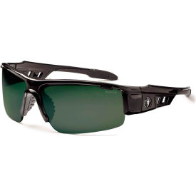 Safety Glasses, Polarized G15 Lens, Black Frame