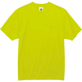 GloWear 8089 Non-Certified T-Shirt, Lime, 5XL