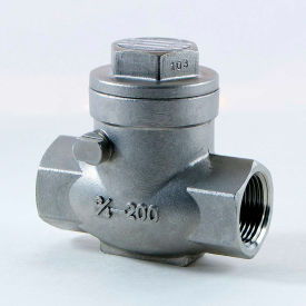 1-1/4 In. 316 Stainless Steel Swing Check Valve - 200 PSI