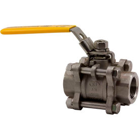 1/4 In. T316 Stainless Steel Full Port Ball Valve - 3 Piece - 1000 PSI